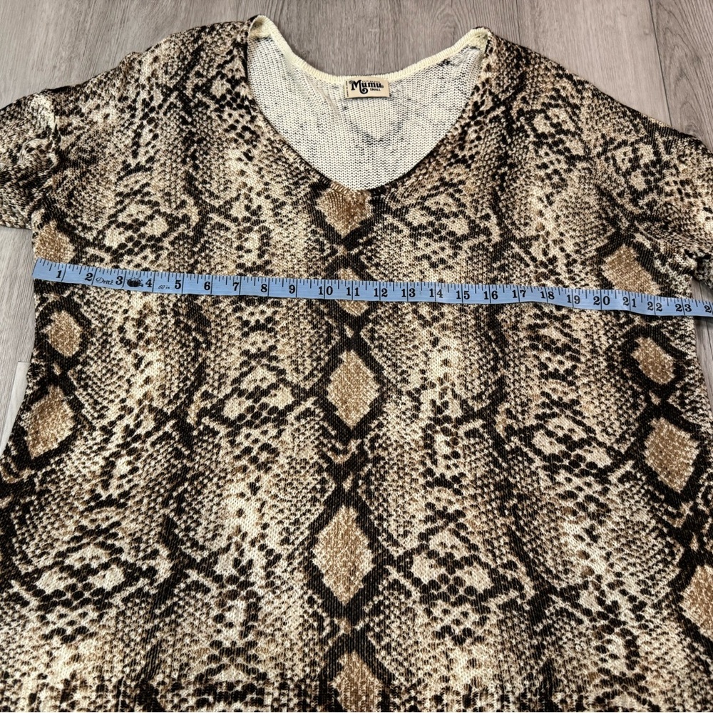 Show Me Your Mumu Python Snake Pattern Knit Hug M… - image 5